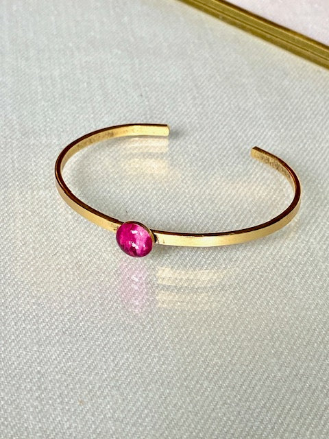 Exclusieve 22k vergulde set: hanger & armband met tweekleurig rozenblad