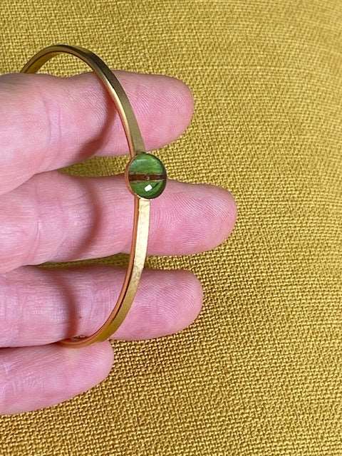 handgemaakte armband met echt stukje natuur