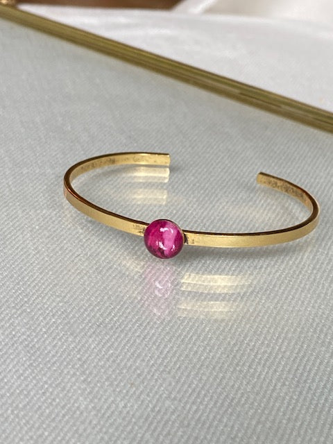 Exclusieve 22k vergulde set: hanger & armband met tweekleurig rozenblad
