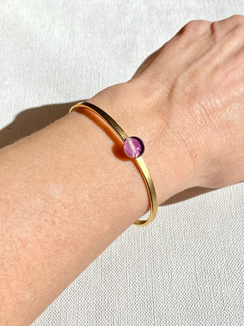 beautiful birthflower rose 22 k gold plated botanical brace