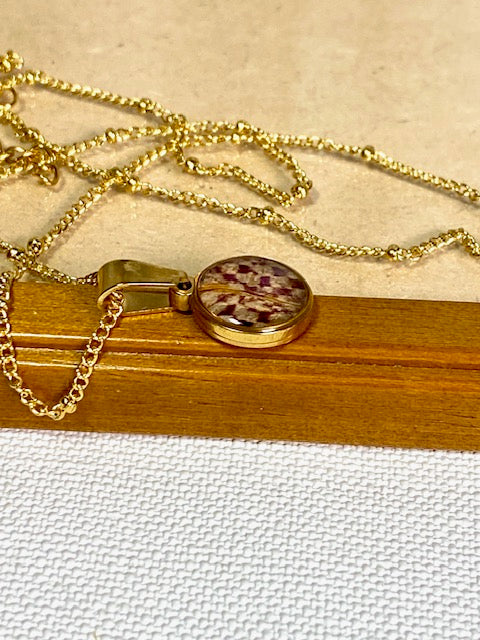 slow jewellery with natural pattern
