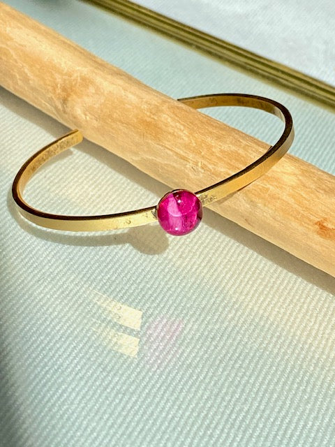 Exclusieve 22k vergulde set: hanger & armband met tweekleurig rozenblad