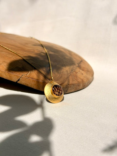 BeLeaf Art botanische hanger met natuurlijke patronen van de kievitsbloem