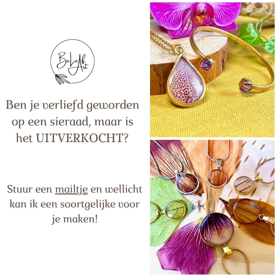 Ben je verliefd geworden op een sieraad, maar is het uitverkocht?